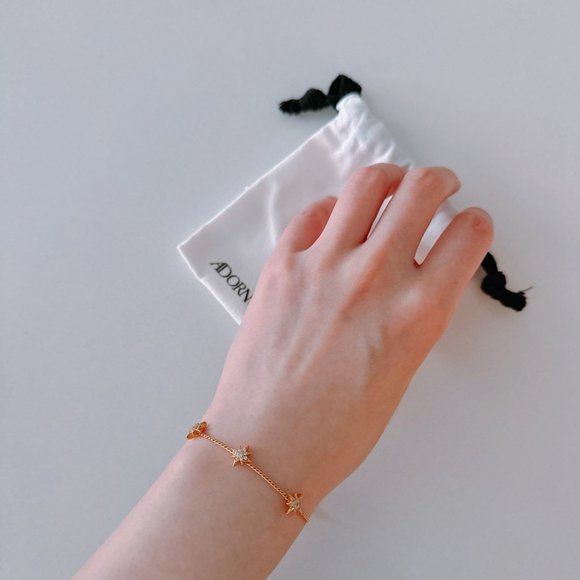 Adornmonde Malcom Gold Adjustable Bracelet - Picture 2 of 4